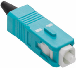 FAST-CURETM SC Fiber Optic Connector Aqua, OM3/4, 900 m & 3mm Applications