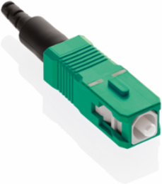 FASTCAM Pre-polished SC Connector, Single-Mode, Low Insertion Loss, Green