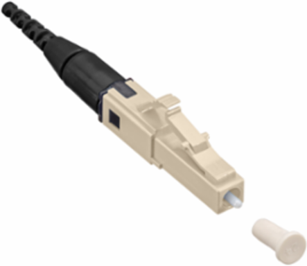 FASTSPLICE Fusion Splice-On Connector, LC, Multimode OM1, Beige, 900 m, 12-Pack