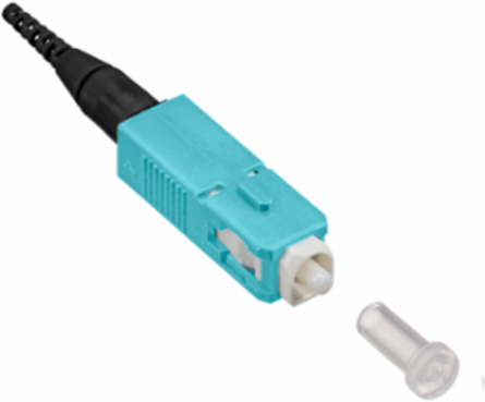 FASTSPLICE Fusion Splice-On Connector, SC, Multimode, OM3/4, 900 m, 12-pack