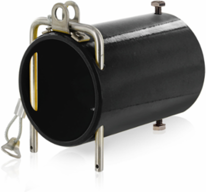 Industrial Grade High Amperage In-Line Coupler, 5.13 Inch L x 3.5 Inch W x 3.5 Inch H