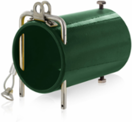High Amperage In-Line Coupler, Green Aluminum, 5.13 Inch L x 3.5 Inch W x 3.5 Inch H