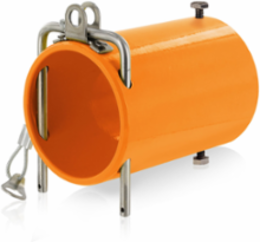 Rhino-Hide High Amperage In-Line Coupler, 5.13 Inch x 3.5 Inch x 3.5 Inch, Orange