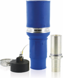 Rhino-Hide 444 MCM Female Plug, 796 Amp, 1000 Volt, Blue
