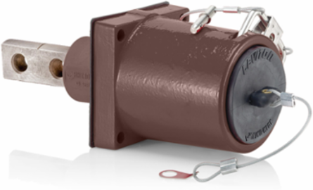 45 Degree Double Hole Female Receptacle 313 MCM, 1000 Volt, 1135 Amp