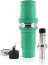 Rhino-Hide Male Plug 313 MCM, 1000 Volt, 636 Amp Max, Green