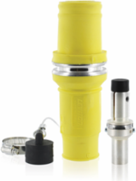 Rhino-Hide Male Plug 313 MCM, 636 Amp, 1000 Volt, Yellow