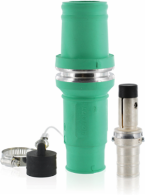 Rhino-Hide 49 Series Male Plug, 444 MCM, 796 Amps, 1000 Volts, Green