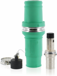 Rhino-Hide 49 Series Male Plug, 444 MCM, 796 Amps, 1000 Volts, Green