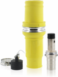 Rhino-Hide 444 MCM Male Plug, 1000 Volt, 796 Amp, Yellow