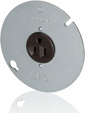 15 Amp Commercial Grade Single Receptacle Outlet, NEMA 5-15R, 125 Volt