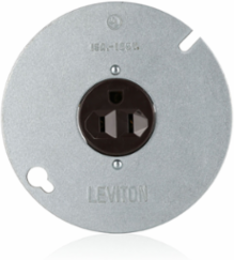 15 Amp Commercial Grade Single Receptacle Outlet, NEMA 5-15R, 125 Volt