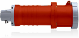 100 Amp 277/480 Volt 3-Phase WYE Connector, IP67, Watertight, Red