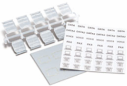 QUICKPORT™ Shutter Kit with 50 Shutters and Pre-Printed Icon Labels