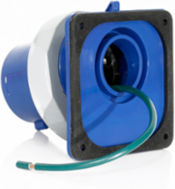 LEV Series IEC Pin & Sleeve Inlet, 16/20 Amp, 120/208 Volt, IP66/IP67/IP68/IP69K