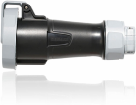 LEV Series IEC Pin & Sleeve Connector, 20 Amp, 3-Phase, IP66/67/68/IP69K, 347/600 Volt