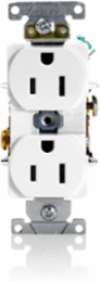 Heavy-Duty Industrial Grade 15 Amp Duplex Receptacle, NEMA 5-15R