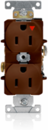 15 Amp Isolated Ground Duplex Receptacle Outlet, Heavy-Duty Industrial Grade, NEMA 5-15R