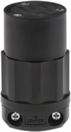 15 Amp Straight Blade Connector, 125 Volt, NEMA 5-15R, Industrial Grade