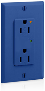 Decora Plus 15 Amp 125 Volt Surge Protective Duplex Receptacle Outlet, Commercial Grade