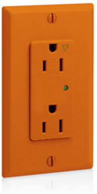 Decora Plus 15 Amp Surge Protective Duplex Receptacle, 125 Volt, NEMA 5-15R
