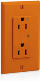 Decora Plus 15 Amp Surge Protective Duplex Receptacle, 125 Volt, NEMA 5-15R