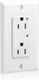 Decora Plus 15 Amp Surge Protective Duplex Receptacle Outlet, 125 Volt, Commercial Grade