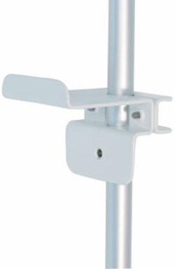 Medical Grade Power Strip Mounting Bracket, Adjustable Clamps 0.875 to 1.25 Inch, Aluminum