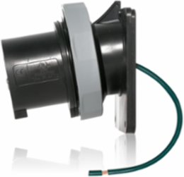 LEV Series IEC Pin & Sleeve Inlet, 30 Amp, 347/600 Volt, 3-Phase, IP66/IP67/IP68/IP69K