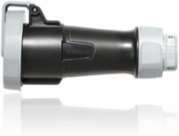 LEV Series IEC Pin & Sleeve Connector 30 Amp, 347/600 Volt, 3-Phase, IP66/IP67/IP68/IP69K