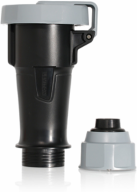 LEV Series 30 Amp 347/600 Volt 3-Phase Screwless Clamp Connector
