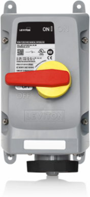 LEV Series 30A IEC Pin & Sleeve Mechanical Interlock, 347/600V, IP66/IP67/IP68/IP69K