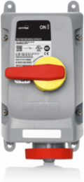 LEV Series IEC Pin & Sleeve Interlock, 30 Amp, 277/480 Volt, 3-Phase, IP66/IP67/IP68/IP69K