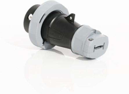 Industrial Grade 30 Amp 347/600V 3-Phase IEC Pin & Sleeve Plug, IP66/IP67/IP68/IP69K
