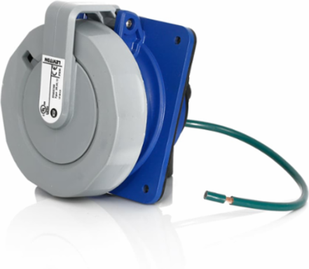 LEV Series 30 Amp IEC Pin & Sleeve Receptacle, 120/208 Volt, IP66/IP67/IP68/IP69K