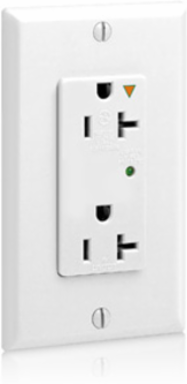 Decora Plus Surge Protective Duplex Receptacle, 20 Amp, 125 Volt, NEMA 5-20R