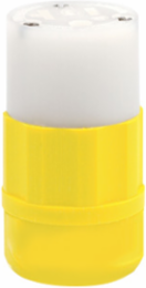 20 Amp 250 Volt Straight Blade Connector NEMA 6-20R, Industrial Grade, Impact Modified Nylon
