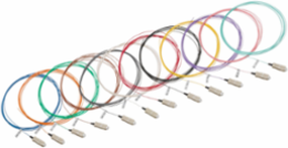 12-Fiber Multimode OM4 Pigtail Kit, 50/125/900 micron, 3 Meter