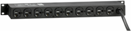19 Inch Rack Mount Surge Protector with 12 Outlets, 20 Amp, 1440 Joules