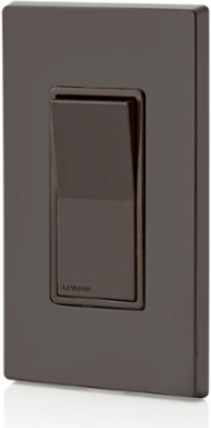 15 Amp Single-Pole Decora Switch, 120/277 Volt, Brown