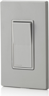 15 Amp Decora Rocker Switch 120/277 Volt, Self-Grounding, Gray