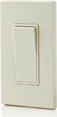 15 Amp Decora Single-Pole Switch, Self-Grounding, Light Almond, 120/277 Volt