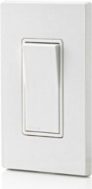 15 Amp Decora Single-Pole Rocker Switch, 120/277 Volt, Self-Grounding, White