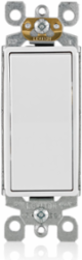 15 Amp Decora 3-Way Quiet Switch, 120/277 Volt, Self-Grounding, White