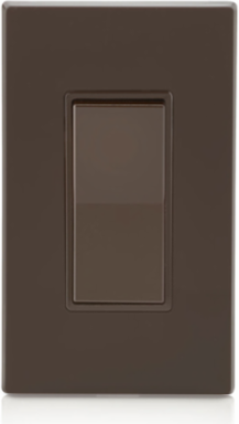15 Amp Decora Rocker 4-Way Switch, Grounding, Mahogany, UL/CSA Certified