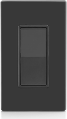 15 Amp Decora 4-Way Grounding Rocker Switch, 120/277 Volt, Black