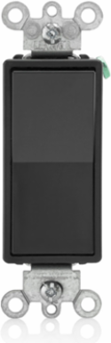 15 Amp Decora 4-Way Grounding Rocker Switch, 120/277 Volt, Black