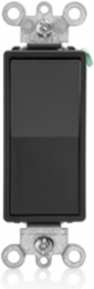 15 Amp Decora 4-Way Grounding Rocker Switch, 120/277 Volt, Black