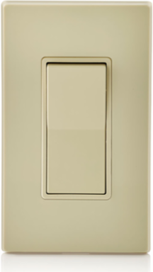 15 Amp Decora Rocker 4-Way Switch, Grounding, Ivory, 120/277 Volt