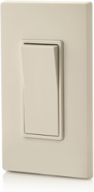 15 Amp Decora Rocker 4-Way Switch, Grounding, Light Almond, 120/277 Volt